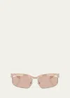 Prada Eyewear Sunglasses In Lite Brown