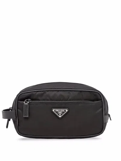 Prada Contenitori Tessuto+saffiano