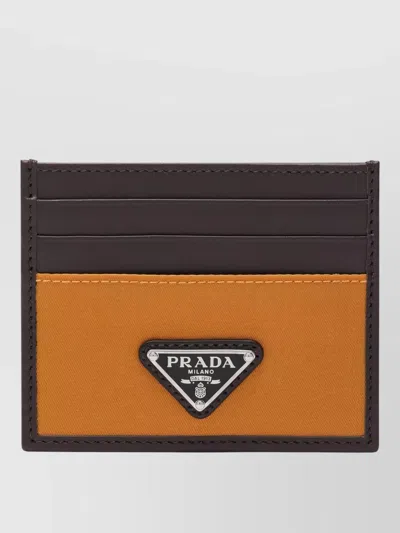 Prada Contrast Design Bifold Wallet And Cardholder In Multi