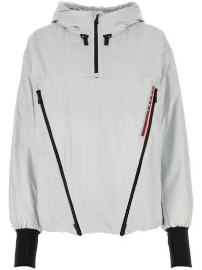 PRADA CONTRAST-TRIM JACKET