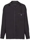 Prada Camicia Shirt In Black