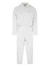 Prada Tuta In Cotone Bianco Uomo In White