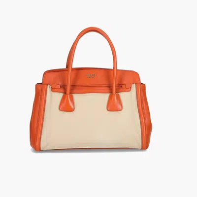 Prada Corda Canapa Saffiano Handbag