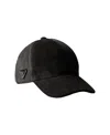 Prada Triangle Logo Washed Canvas Baseball Cap