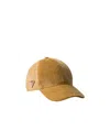 Prada Corduroy Baseball Cap In Barley