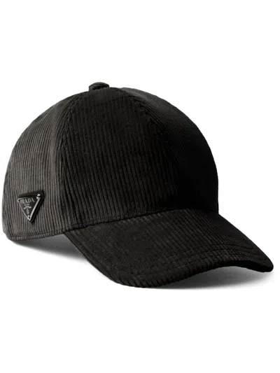 PRADA CORDUROY BASEBALL CAP