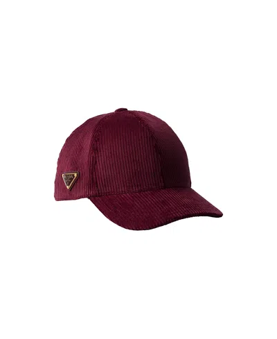 Prada Corduroy Baseball Cap In Brown