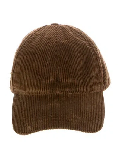 Pre-owned Prada Corduroy Baseball Cap In Multi