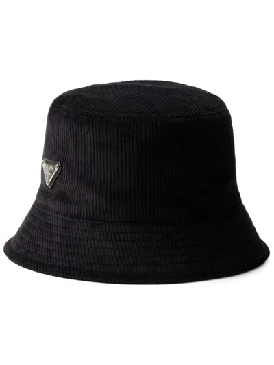 PRADA CORDUROY BUCKET HAT