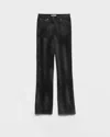 Prada Corduroy Five-pocket Pants In Black