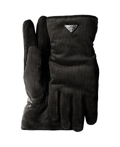 PRADA CORDUROY GLOVES