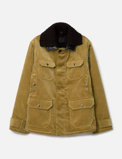 Prada Corduroy Jacket In Yellow