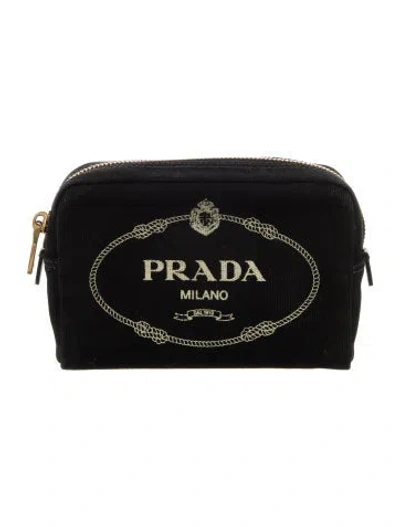 Pre-owned Prada Cosmetic Bag In Black