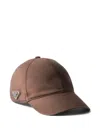 Prada Baseballkappe Aus Baumwolle