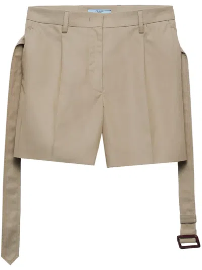 PRADA COTTON BERMUDA SHORTS