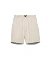 Prada Cotton Bermudas In Gray