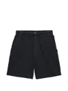 Prada Cotton Bermudas In Black