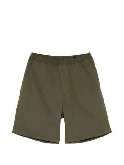 Prada Cotton Bermudas In Green