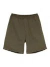 Prada Cotton Bermudas In Metallic