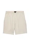 Prada Cotton Bermudas In Neutral