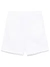 Prada Cotton Bermuda Shorts In White