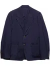Prada Klassisches Sakko In Blau