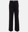 Prada Cotton-blend Gabardine Cargo Pants In Nero