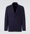 Prada Cotton-blend Poplin Blouson In Blau