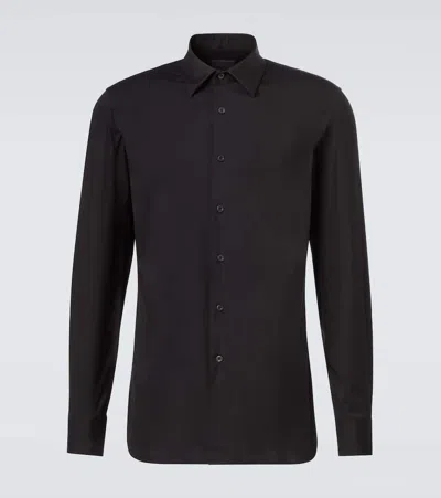 PRADA COTTON-BLEND SHIRT