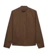 Prada Brown Regular Solid Shirt In Brown