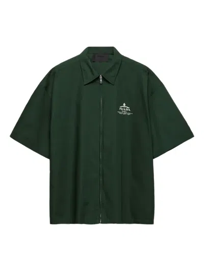PRADA COTTON-BLEND SHIRT