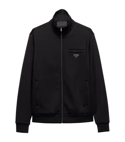 PRADA PRADA COTTON-BLEND TECHNICAL JACKET