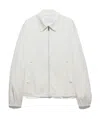 Prada Cotton Bomber Jacket In White