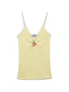 Prada Cotton Bouclé Top In Multi