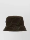 Prada Black Cotton Bucket Hat