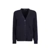 Prada Cotton Cardigan Women In Black