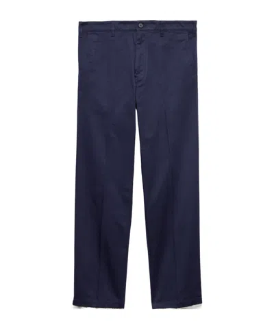 PRADA PRADA TAPERED CHINO PANTS