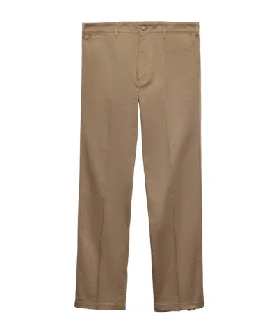 PRADA PRADA TAPERED CHINO PANTS