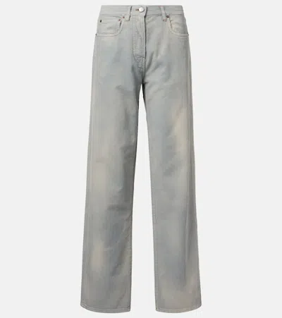 Prada Cotton Corduroy Pants In Blue