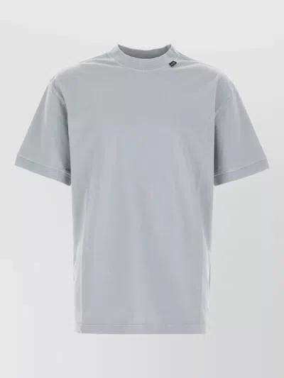 Prada Cotton Crew Neck Short Sleeve T Shirt In Brown
