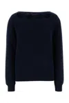 Prada Cotton Crew-neck Sweater In Blue