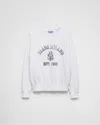 Prada Printed Sweatshirt In White