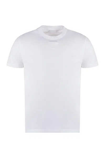 Prada Cotton Crew-neck T-shirt In White