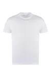 Prada Mens White Slim-fit Crew-neck Cotton T-shirts Pack Of Three Xxl In White