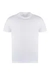 Prada Mens White Slim-fit Crew-neck Cotton T-shirts Pack Of Three Xxl In White