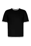 Prada Short Sleeves Crewneck T-shirt In Multi