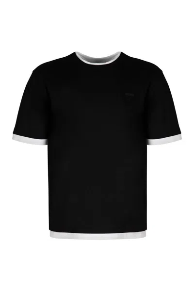 PRADA PRADA COTTON CREW-NECK T-SHIRT