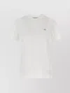 Prada Cotton Crew Neck T-shirt In White