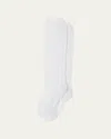 Prada Cotton Crew Socks In Bianco