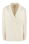 Prada Women's Ivory Cotton Blazer